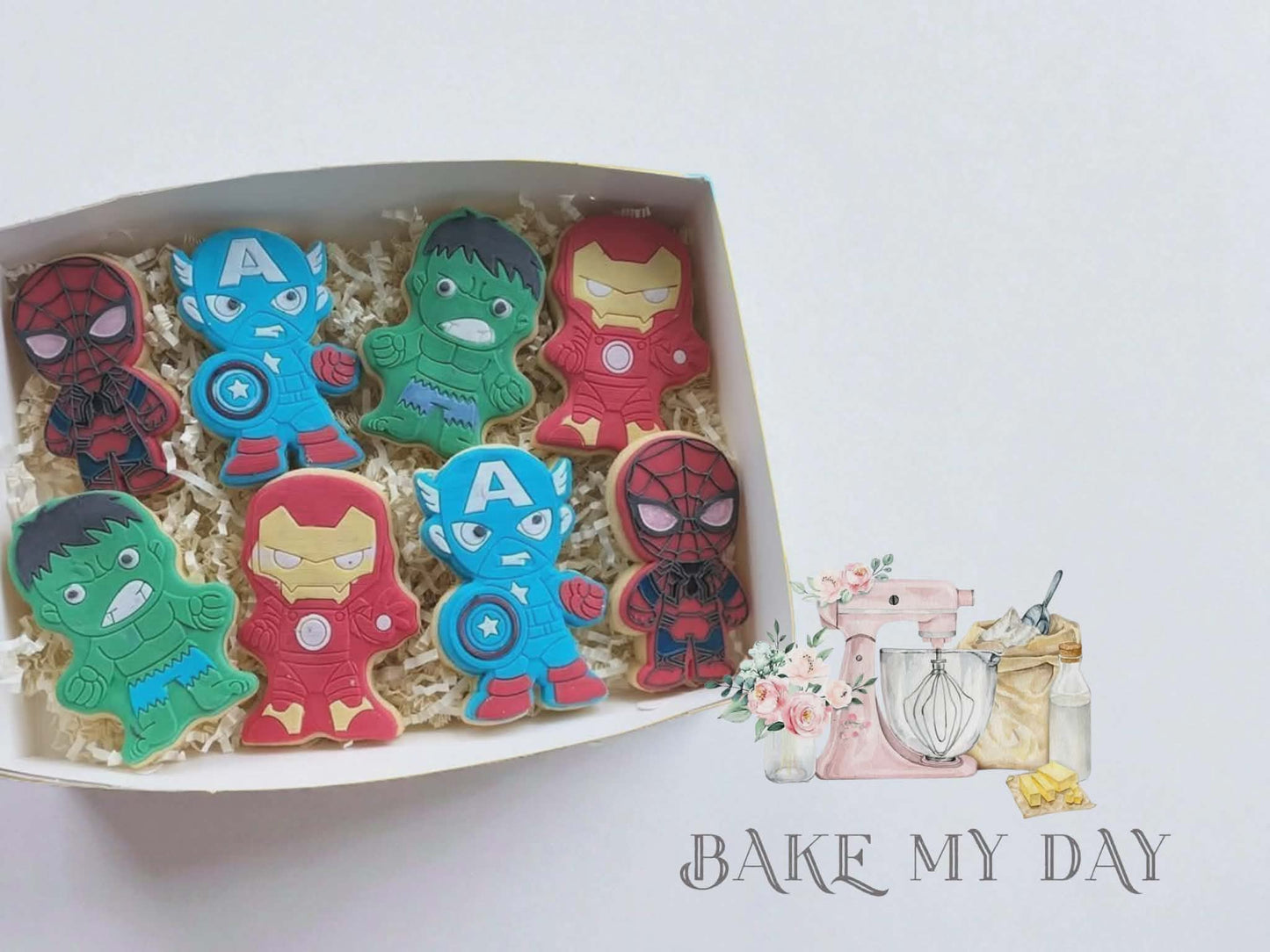 Marvel Hero Cookie Set
