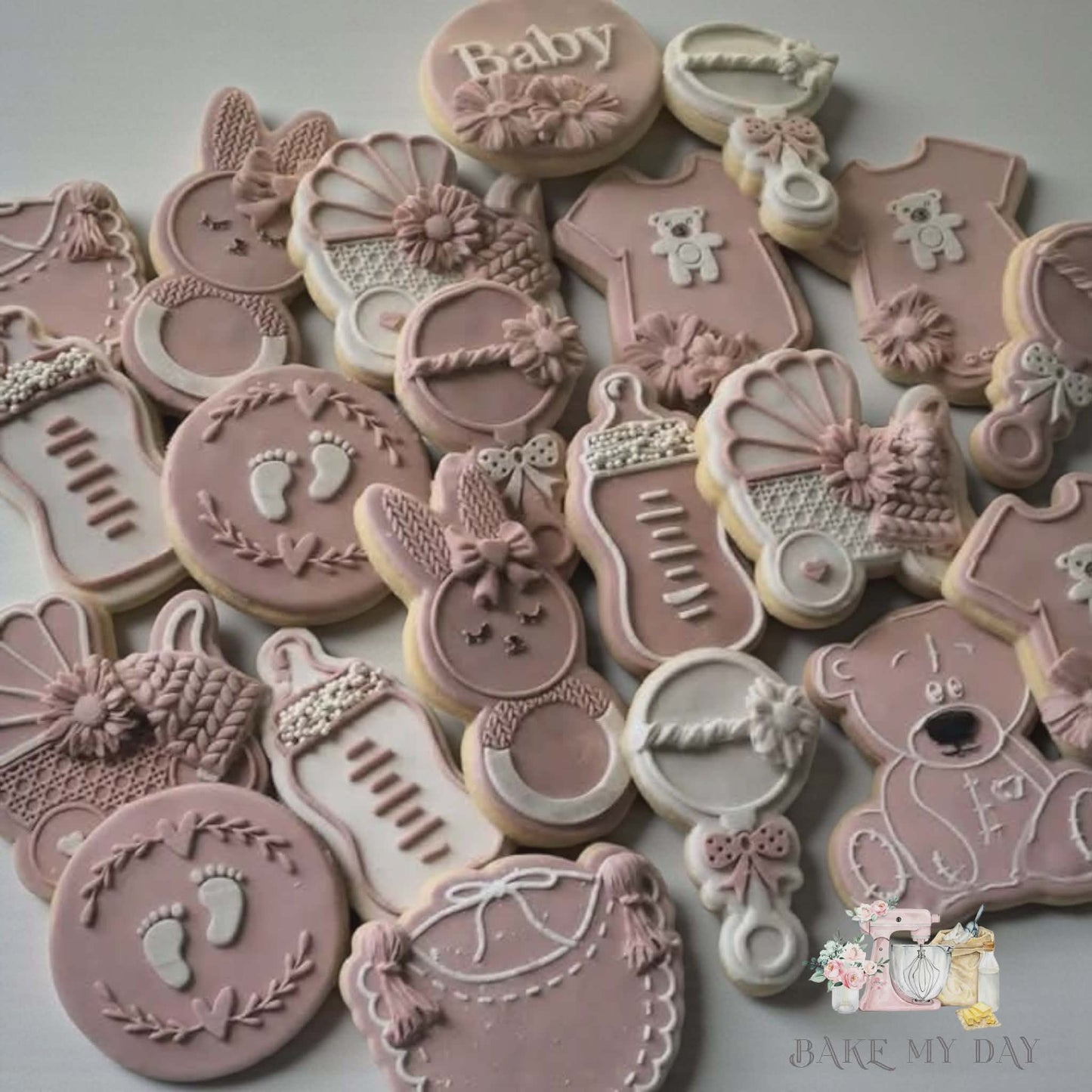 We Can Bearly Wait Baby Shower Cookies