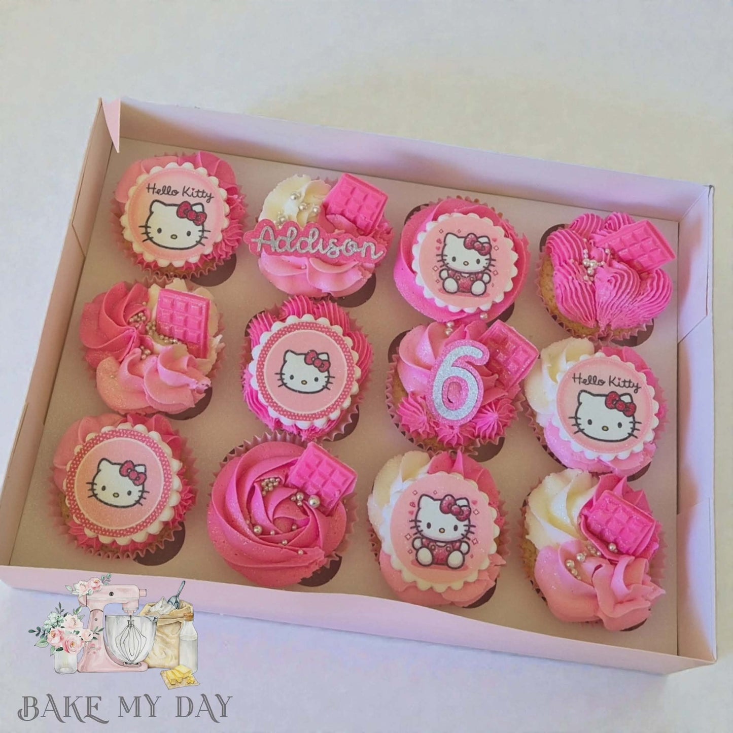 Pretty in Pink Kitty Cupcakes