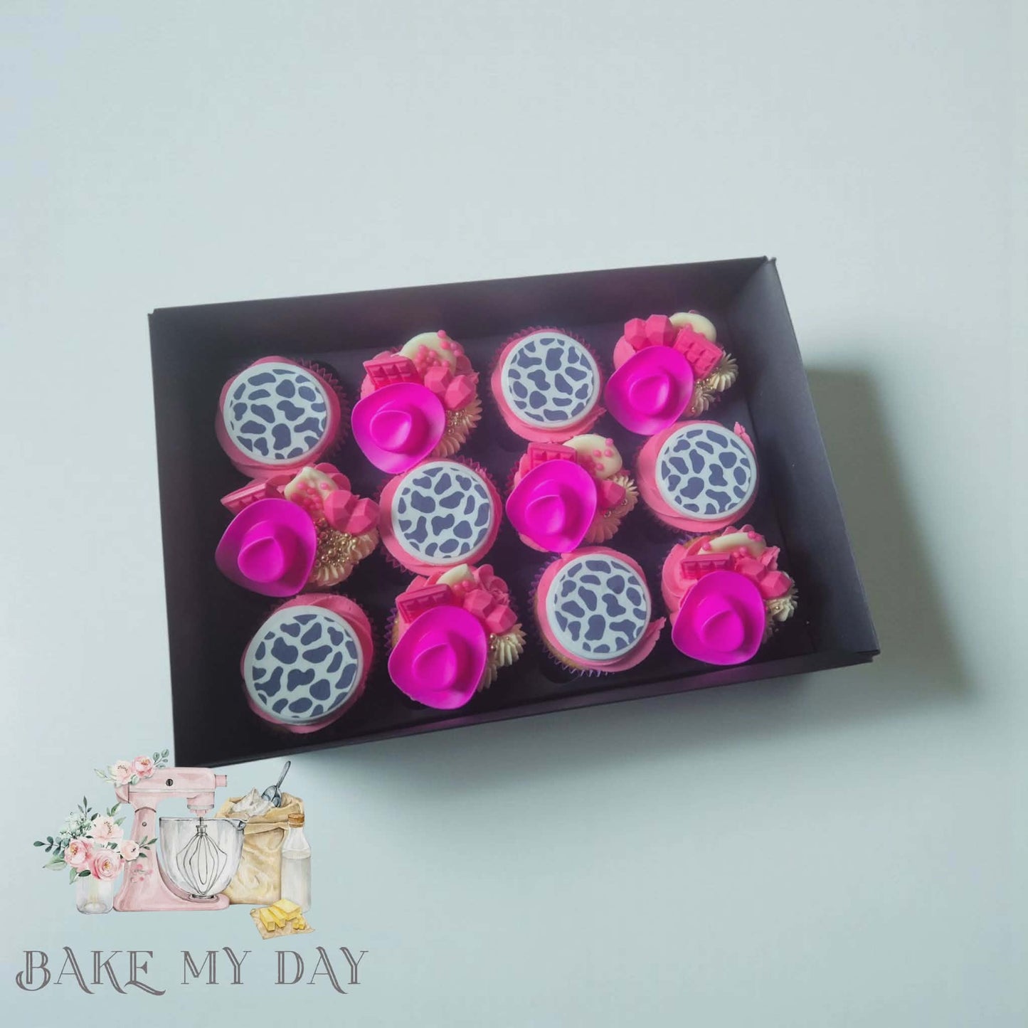 Pink Rodeo Party Cupcakes