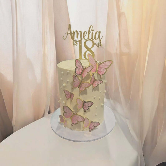 Blush Butterfly Elegance