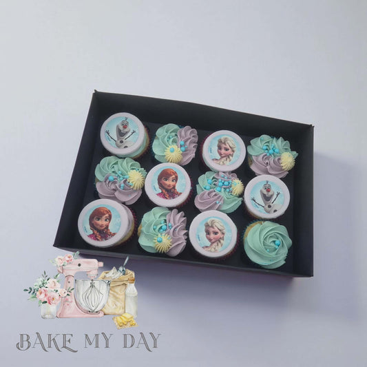 Winter Princess Cupcake Box