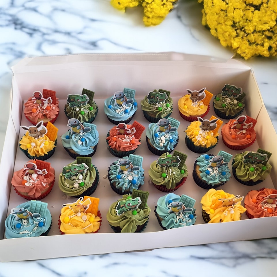 Gotta Catch ’Em Cupcakes