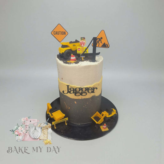 Under Construction Cake