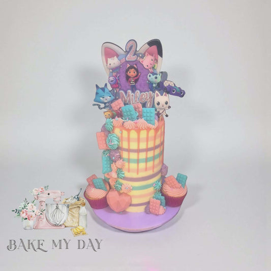 Rainbow Gabby Dream Cake