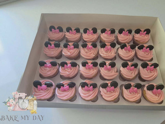 Minnie Swirl Party Cupcake