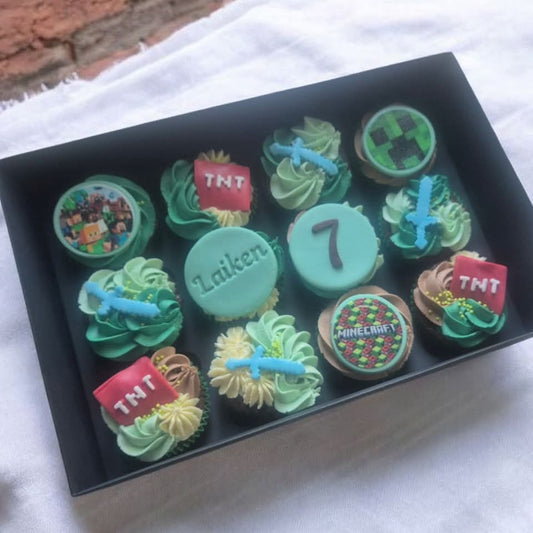 Block Party Gamer Cupcakes