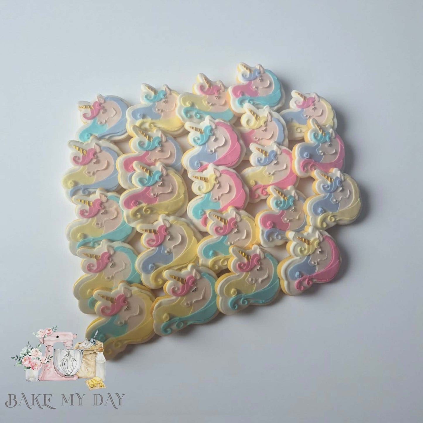 Pastel Dream Unicorn Cookies