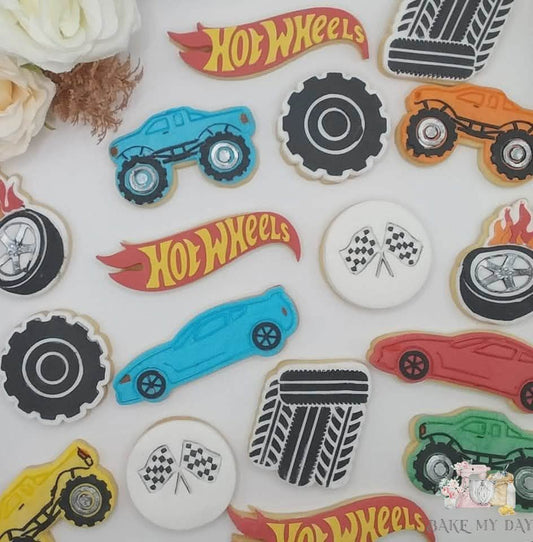 Hot Wheel Sugar Cookies
