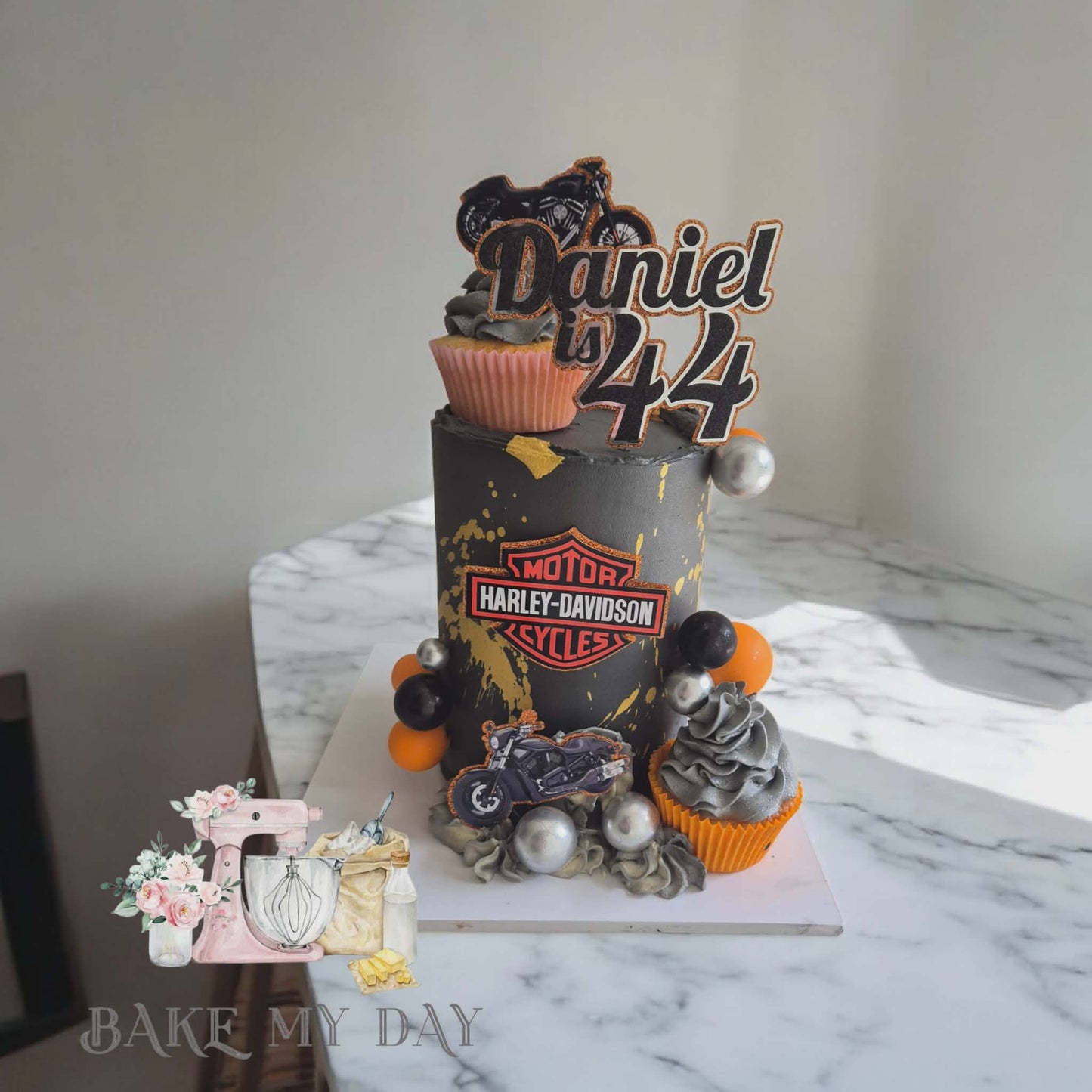 Harley Luxe Birthday Cake