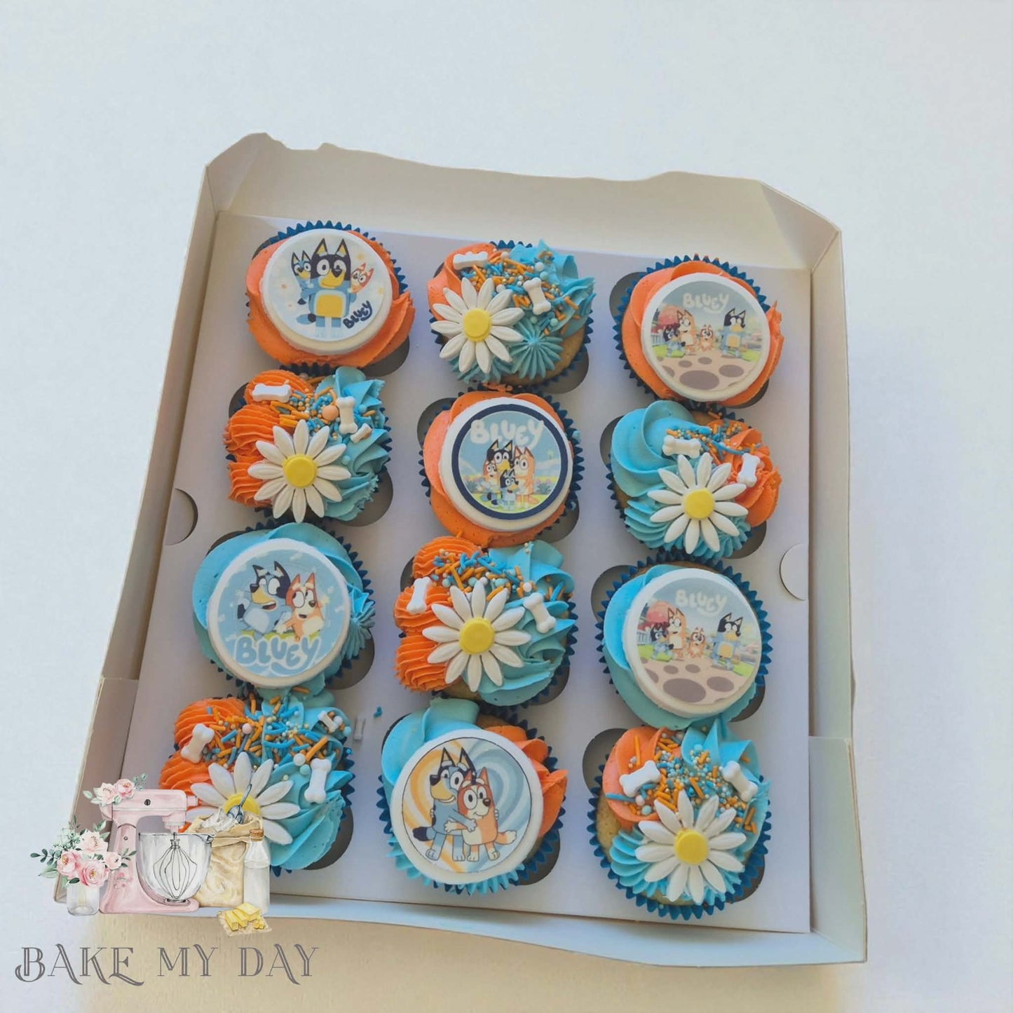 Heeler Party Cupcakes