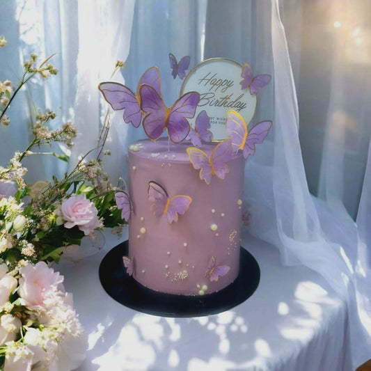 Lavender Flutter Dream Cake
