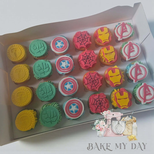 Hero Headquarters Cupcakes